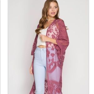 Mauve kimono